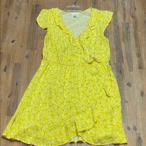 Yellow Floral Dress
